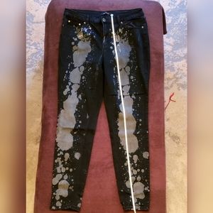 Ashley Stewart Paint Washed Jeans